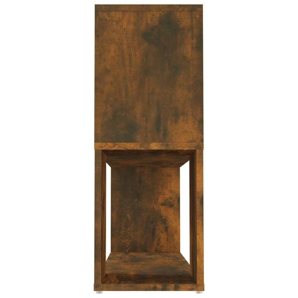 vidaXL Bücherregal Bücherregal Räuchereiche 100x24x63 cm Holzwerkstoff, 1-tlg.