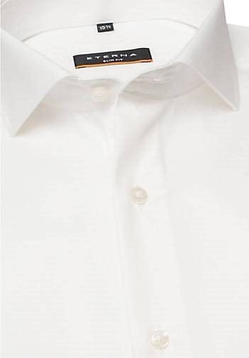 ETERNA Herren Hemd Slim Fit Langarm
