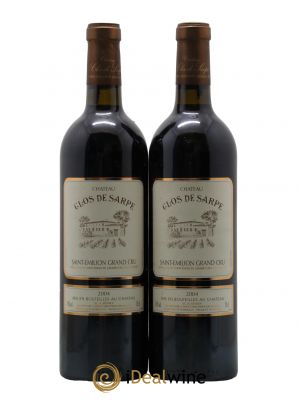 Clos de Sarpe Grand Cru Classé  2004 - Lot de 2 Bouteilles