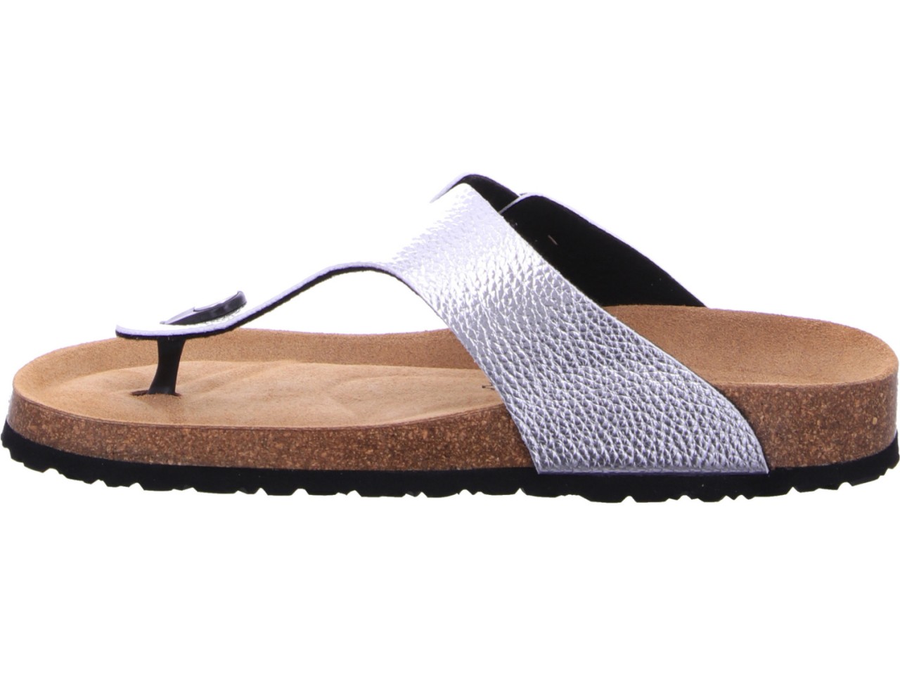 WORTMANN Sportliche Sandalen silber Da.-Pantolette