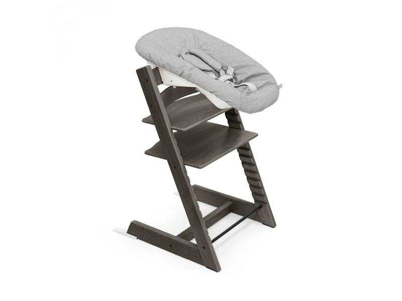 Chaise Tripp Trapp Gris Brume avec Newborn Set