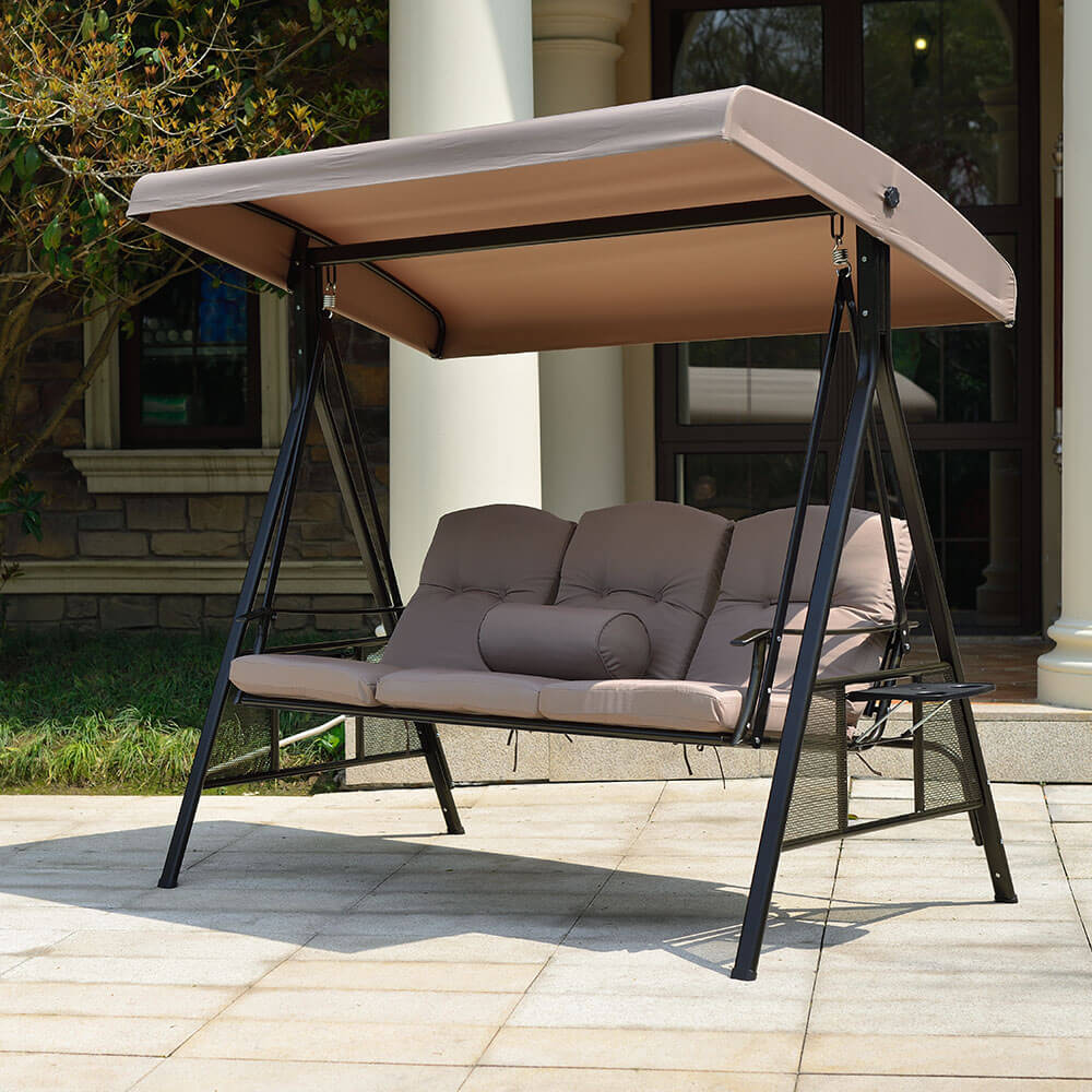 Home Deluxe Hollywoodschaukel DESCANSO Beige