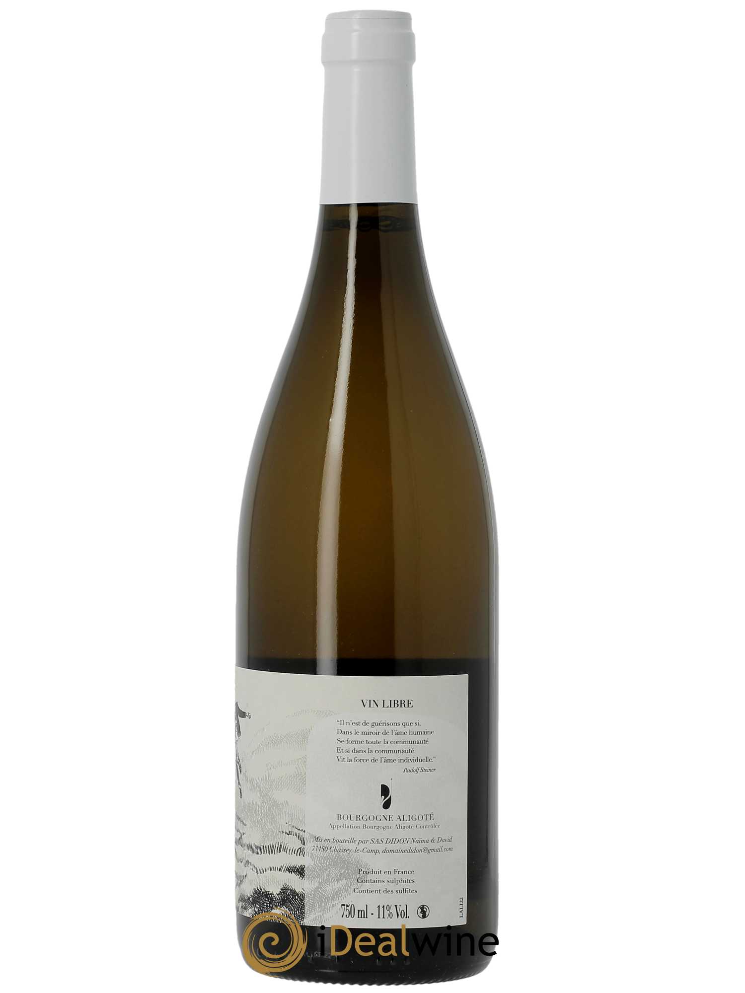 Bourgogne Aligoté Didon (Domaine)  2022 - Lot de 1 Bouteille
