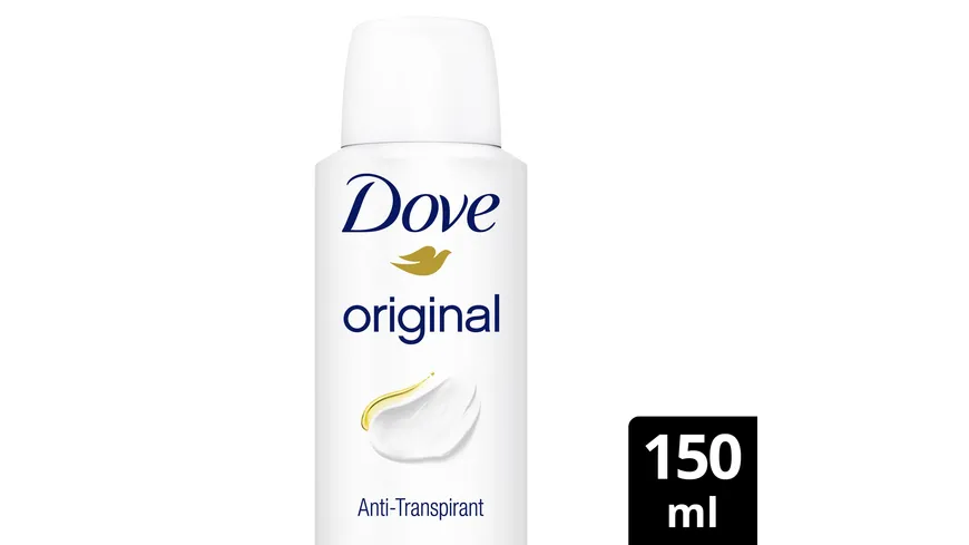 Dove Deospray Antitranspirant Original 0% Alkohol 150 ml