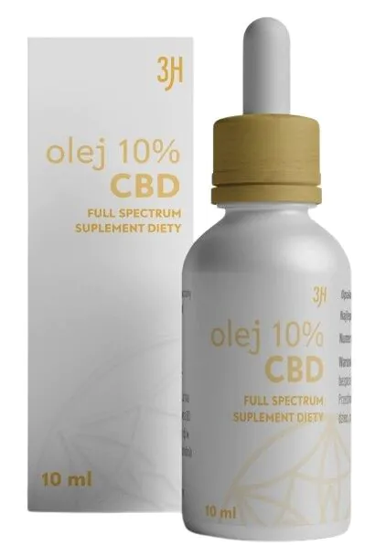 3H CBD aliejus 10% 10 ml