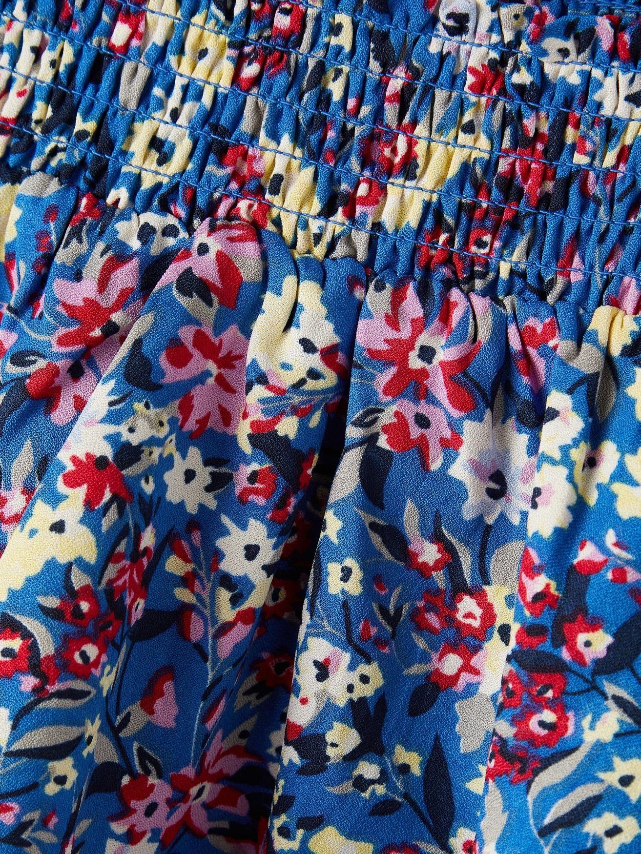 Name It Sommerrock Blumenprint Falten Rock mit Gummibund NKFNELLY 5099 in Navy