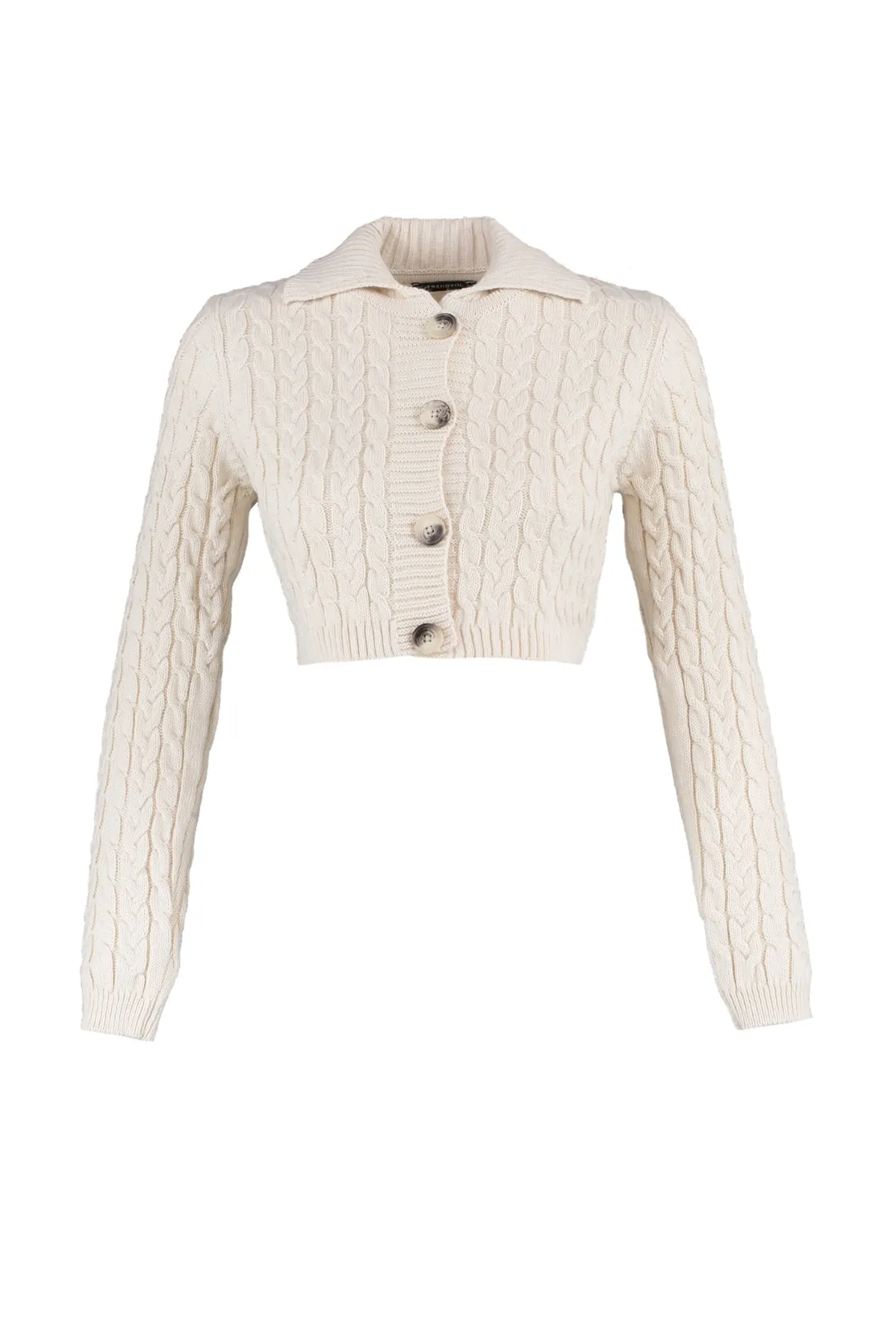 Trendyol Collection  Stone Crop Strick-Cardigan TWOAW22HI0344