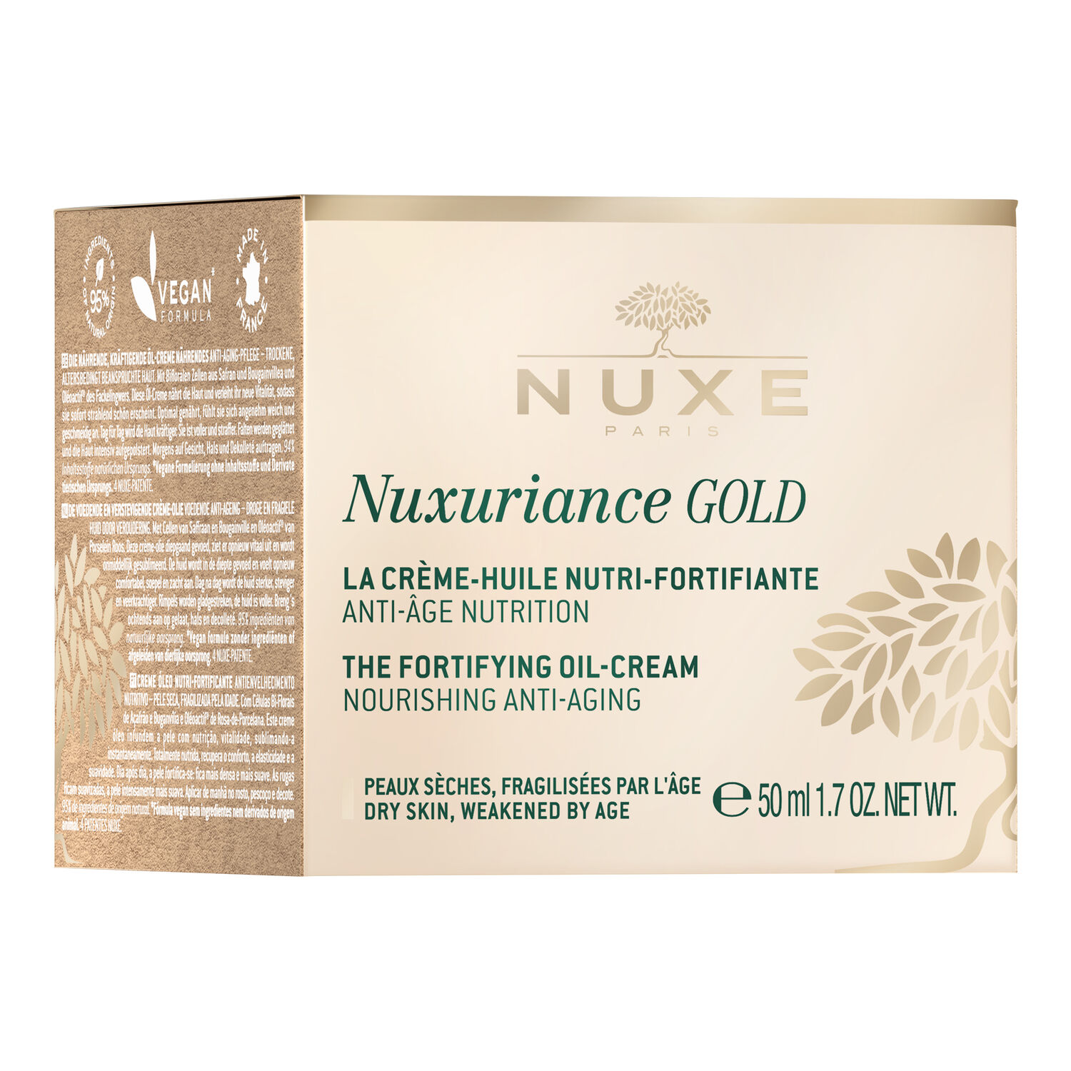 Nuxe NUXURIANCE GOLD La Crème-Huile Nutri-Fortifiante, Nuxuriance Gold 50 ml