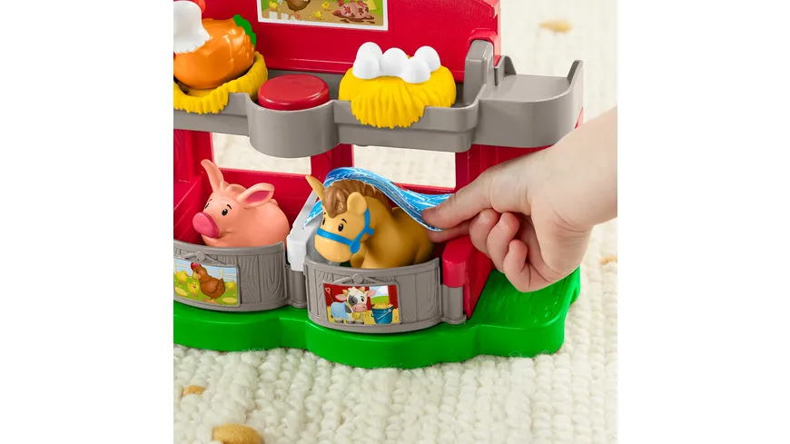 Fisher-Price Little People Bauernhof inkl. Figuren, Kleinkind Spielzeug