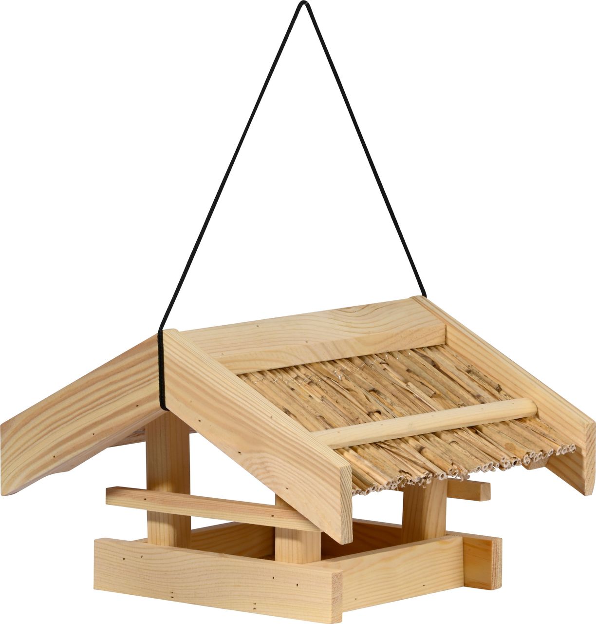 dobar Vogelfutterhaus mit Schilfdach