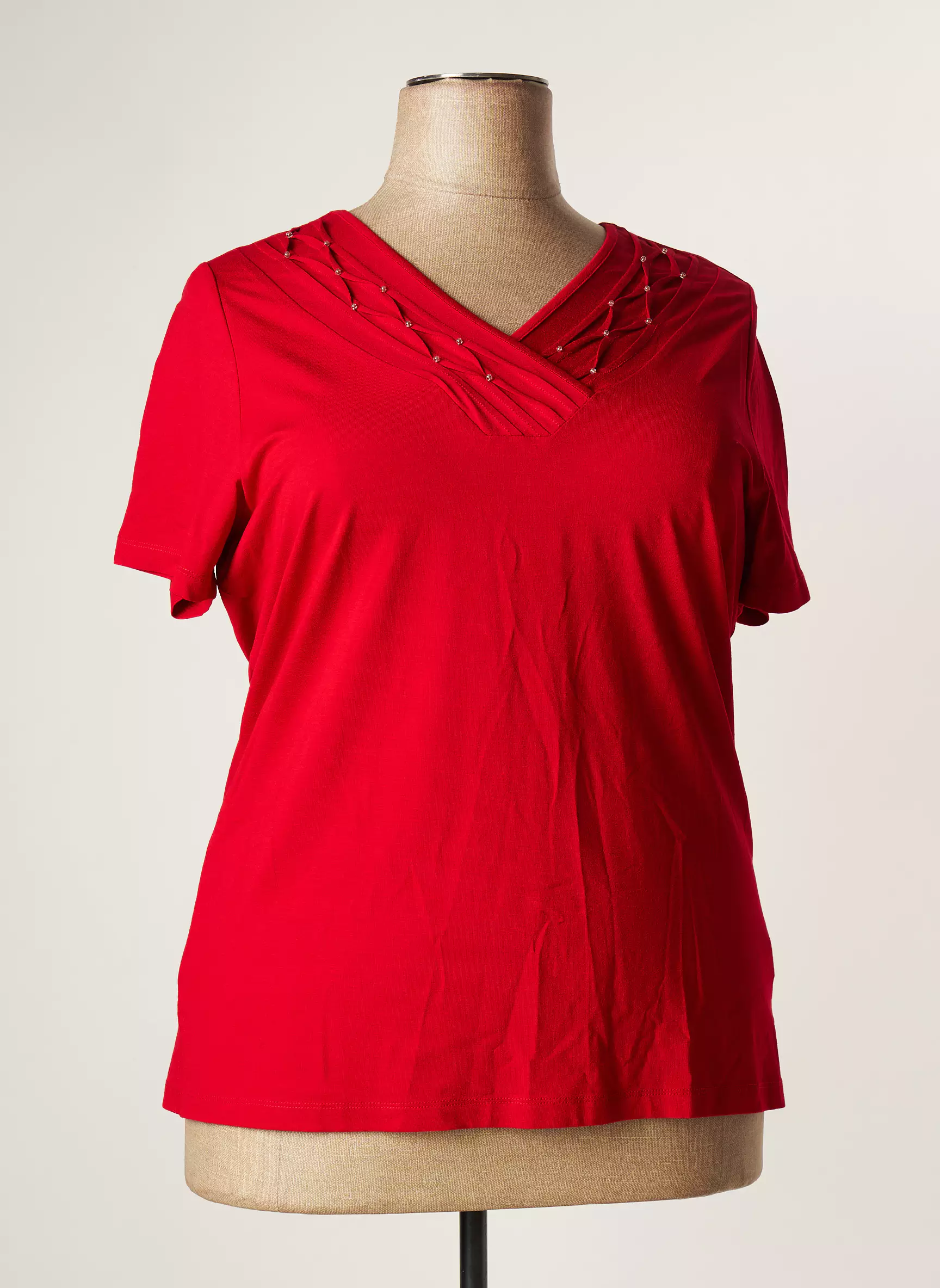 Guy Dubouis Tshirts Femme couleur rouge