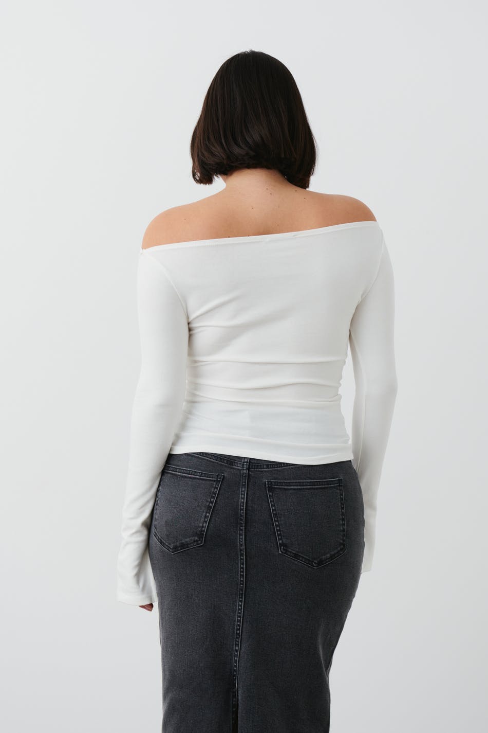 Soft boatneck top