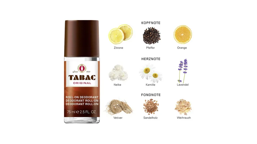 TABAC ORIGINAL Deo Roll-On 75 ml