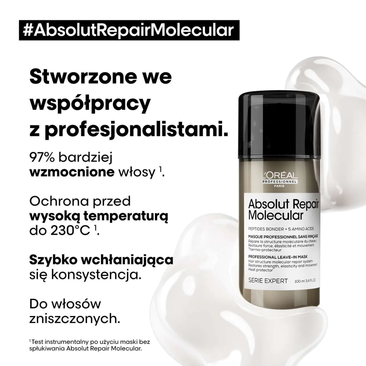 Μοριακή μάσκα επισκευής L'Oréal Professionnel Paris Absolut Repair