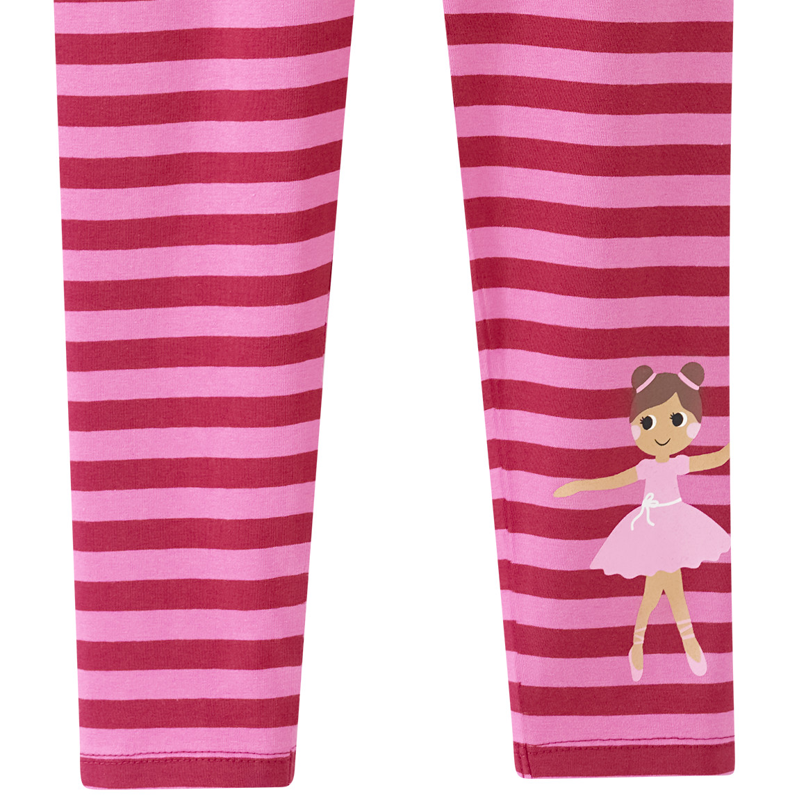 Mädchen Leggings im Streifen-Look