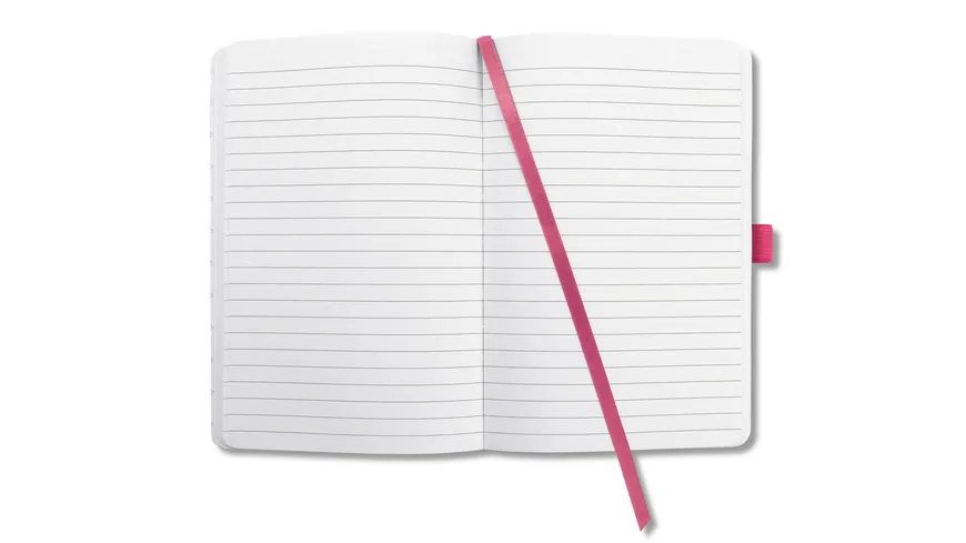 sigel Jolie Notizbuch liniert Fuchsia Pink 135 x 203 x 16mm