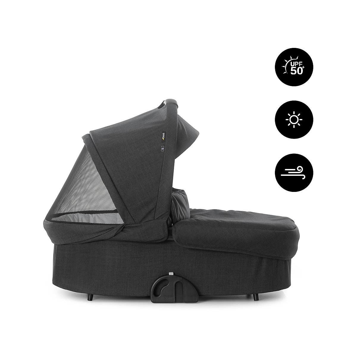 Kinderwagenaufsatz Colibri, Melange Black