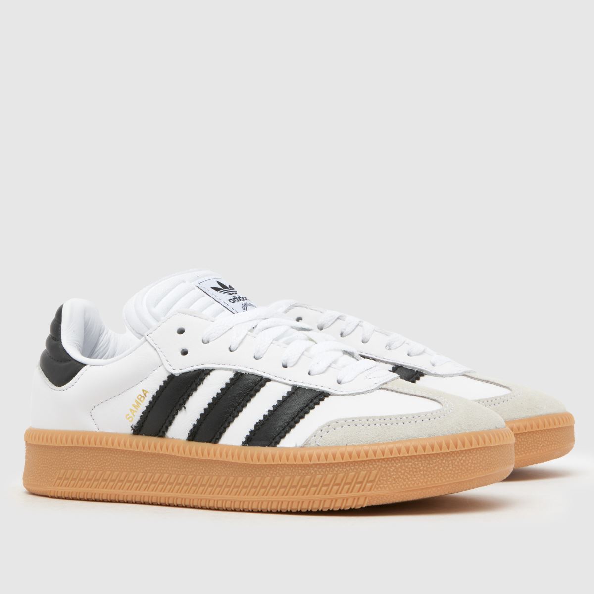 adidas vita och svarta samba xlg ungdomsskor