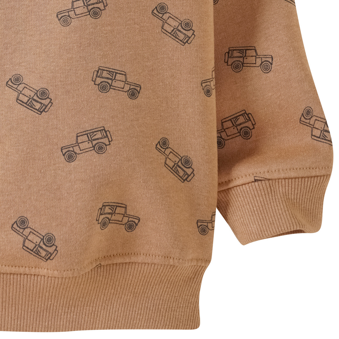 Jungen Hoodie mit Geländewagen-Allover
