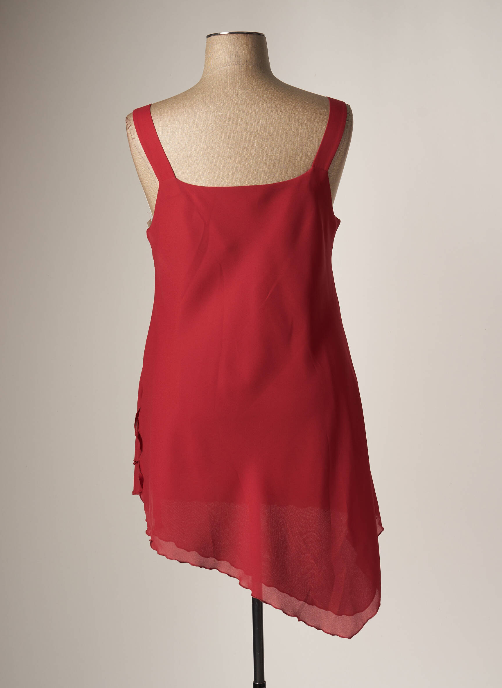 Jean Delfin Tuniquesansmanche Femme couleur rouge