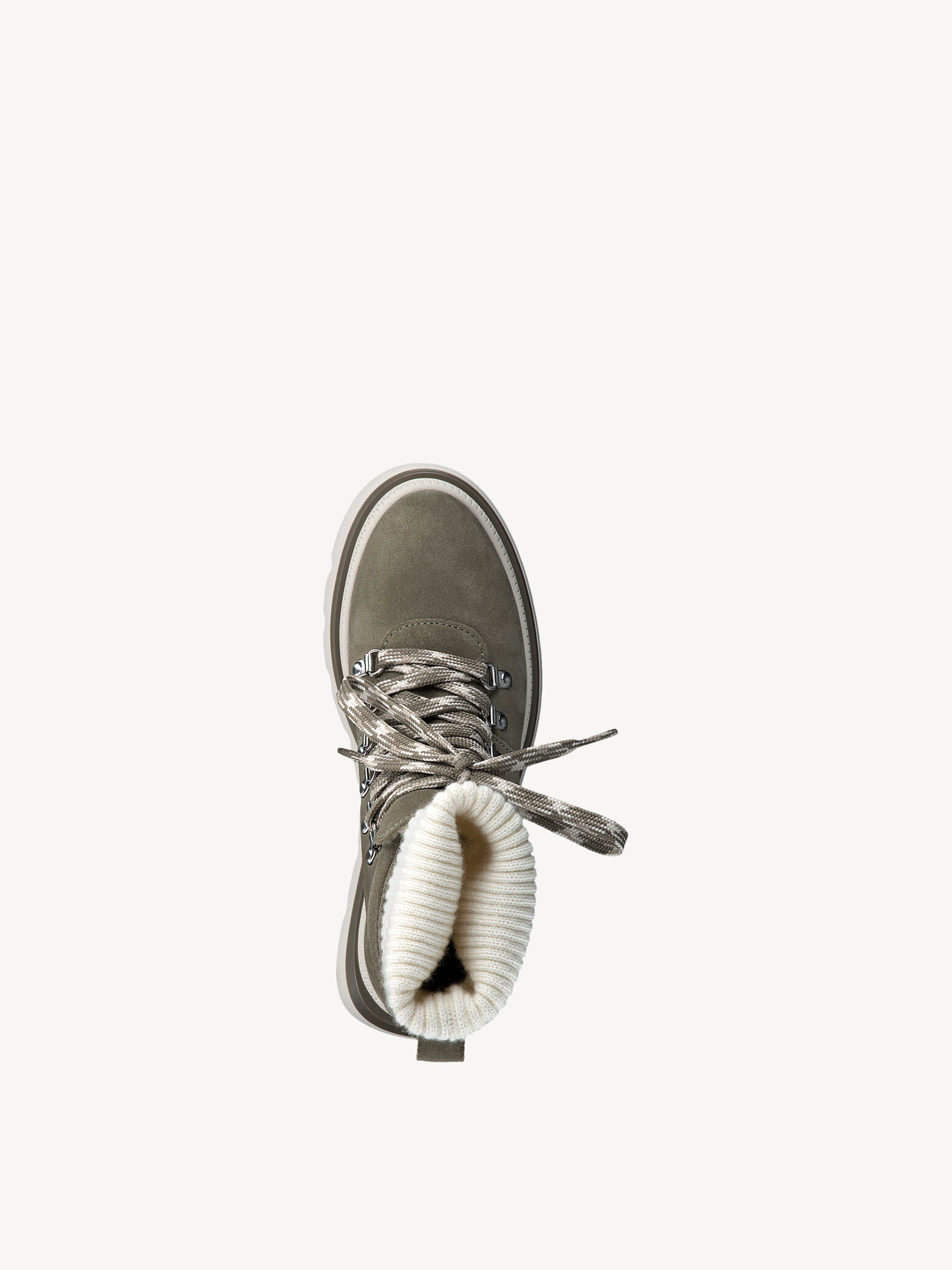 Bottine en cuir - vert doublure chaude
