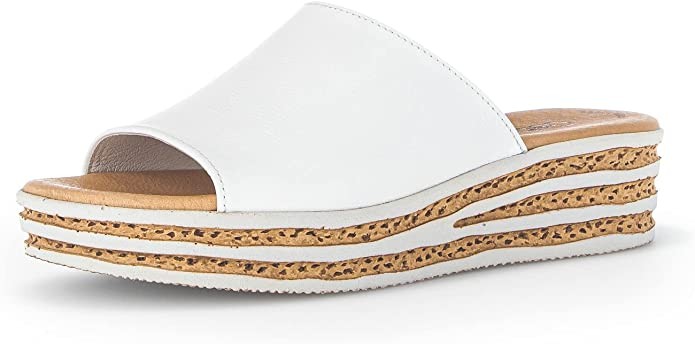 GABOR Pantoletten weiss Gabor Fashion Pantoletten 24.559.21 weiß