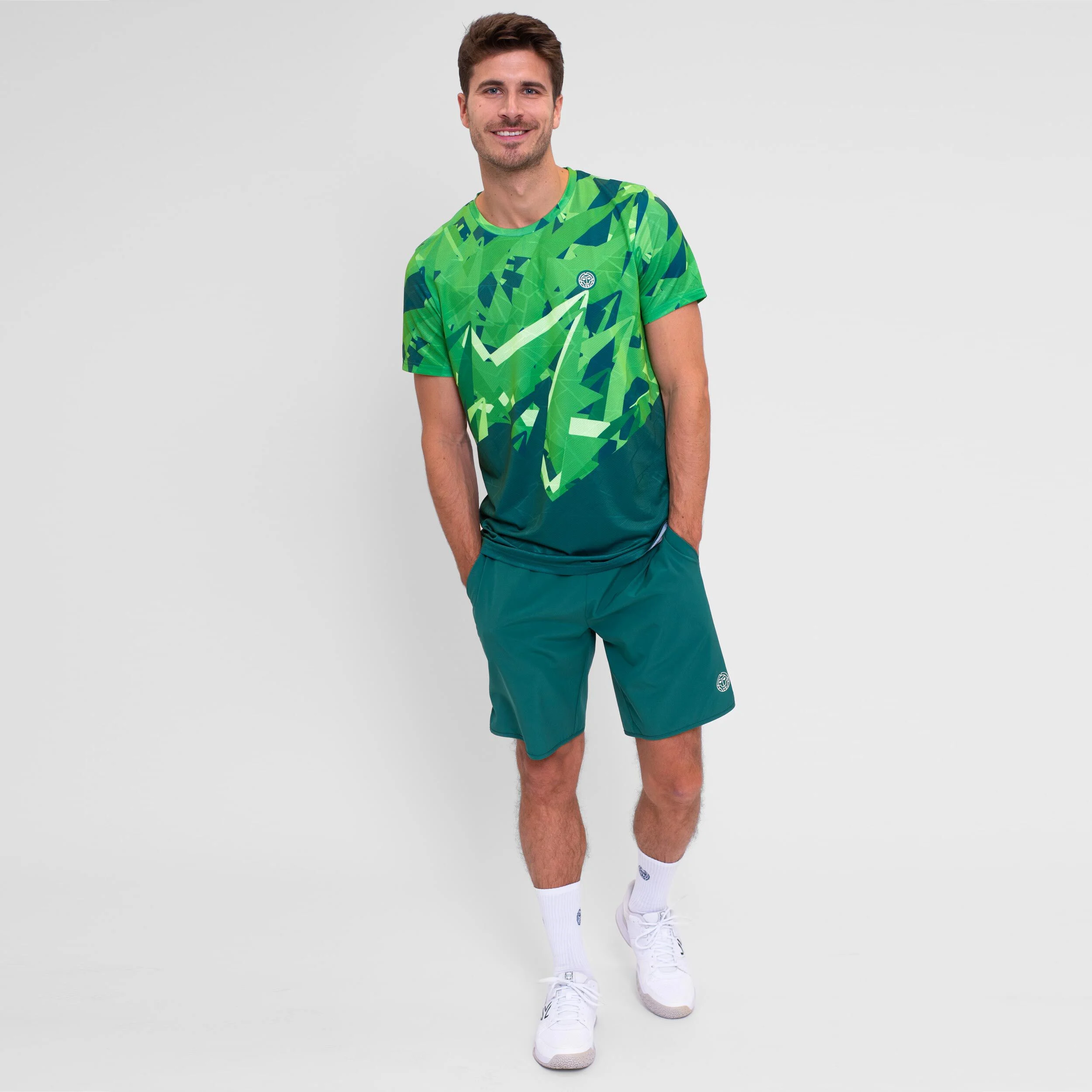 Spike T-Shirt Herren - Dunkelgrün, Grün