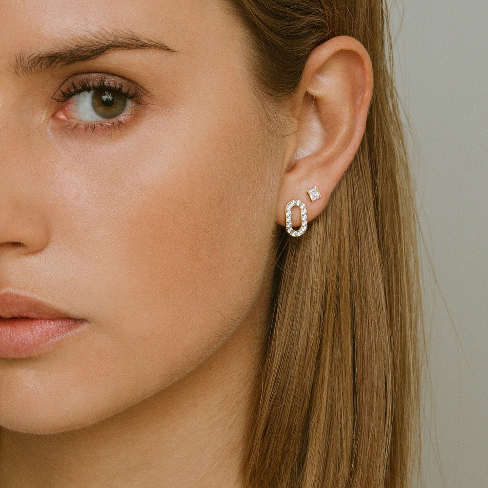 Sif Jakobs Jewellery Boucles d'oreilles à fermoir à poussette 925 Argent Boucles d'oreilles