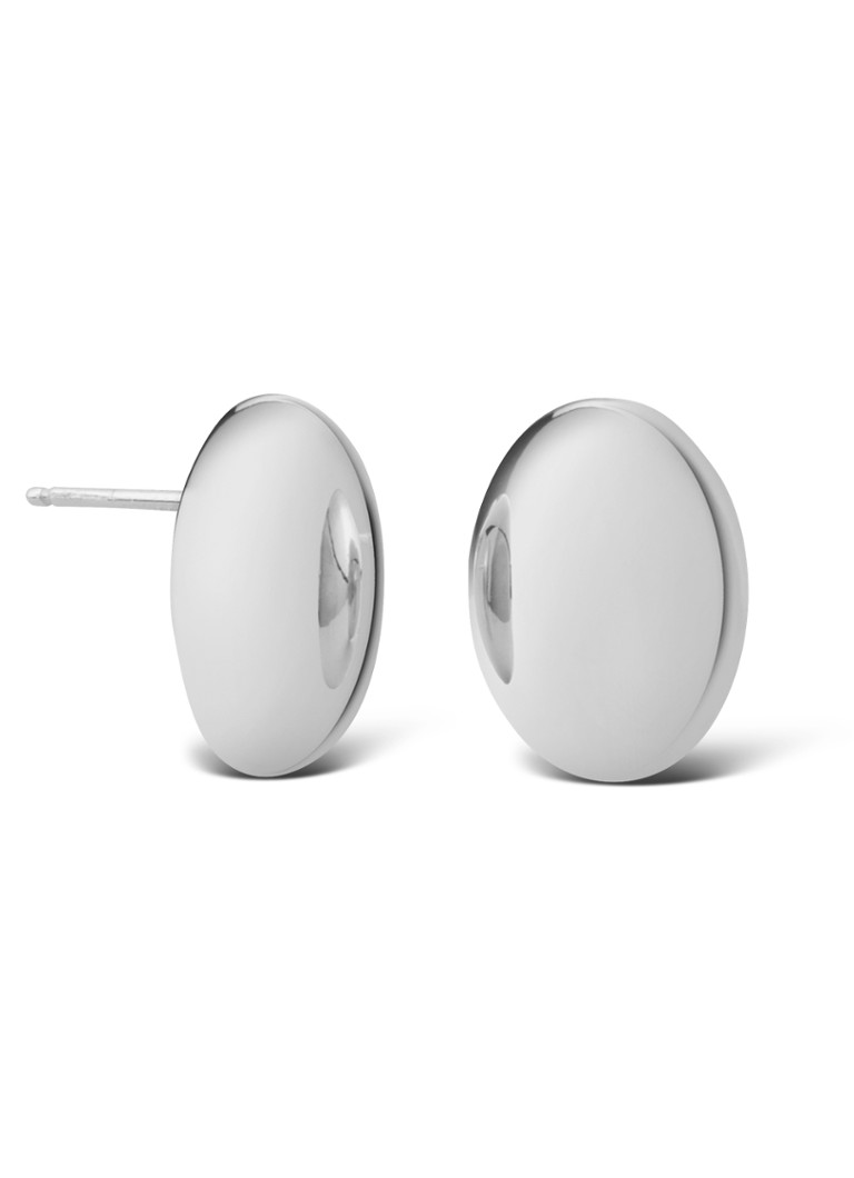 Brincos de prata brilhante Casa Jewelry Bikkel S