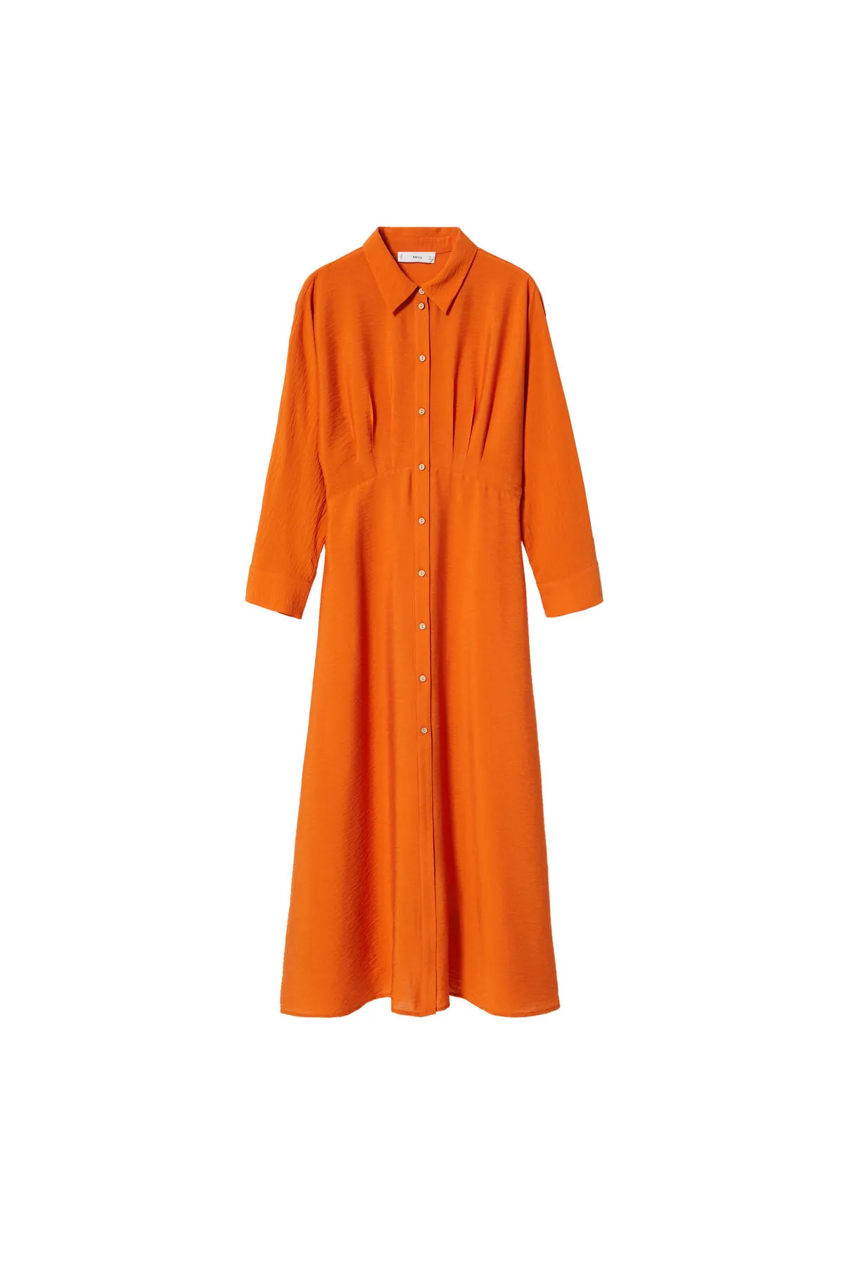 MANGO  Orangefarbenes Damenkleid 37045819