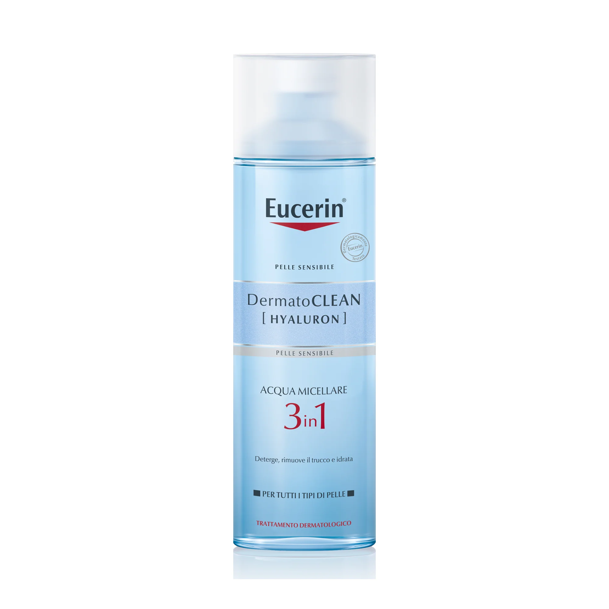 DermatoClean [Υαλουρονικό οξύ] DermatoCLEAN Λοσιόν Καθαρισμού 3 σε 1 Micellar - Νερό Καθαρισμού Προσώπου