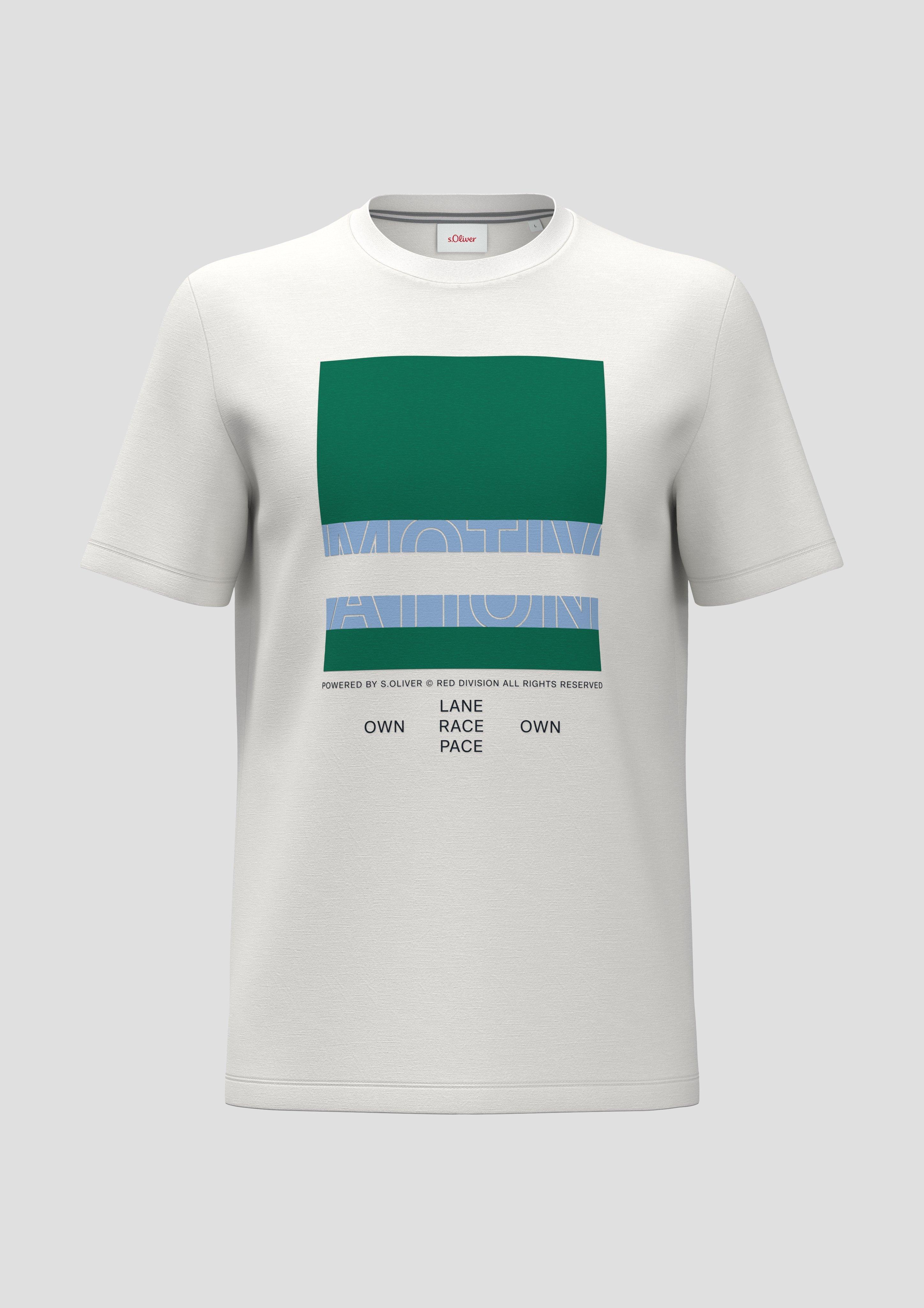 T-Shirt mit Frontprint  2141466-01D1