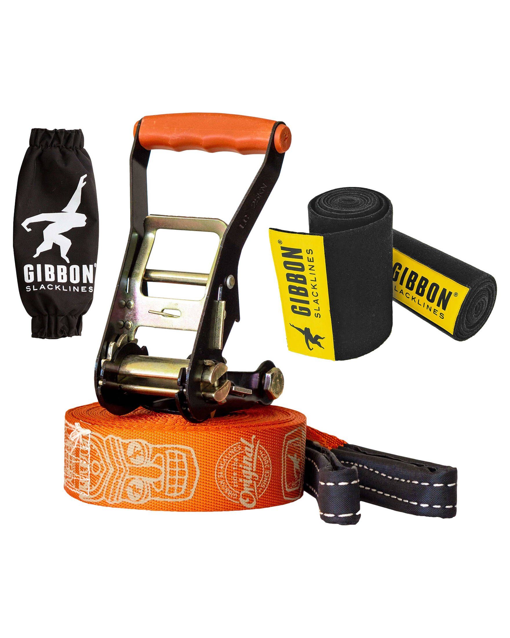Gibbon Slackline Slackline Treewear-Set TRAVELLINE – 15 m