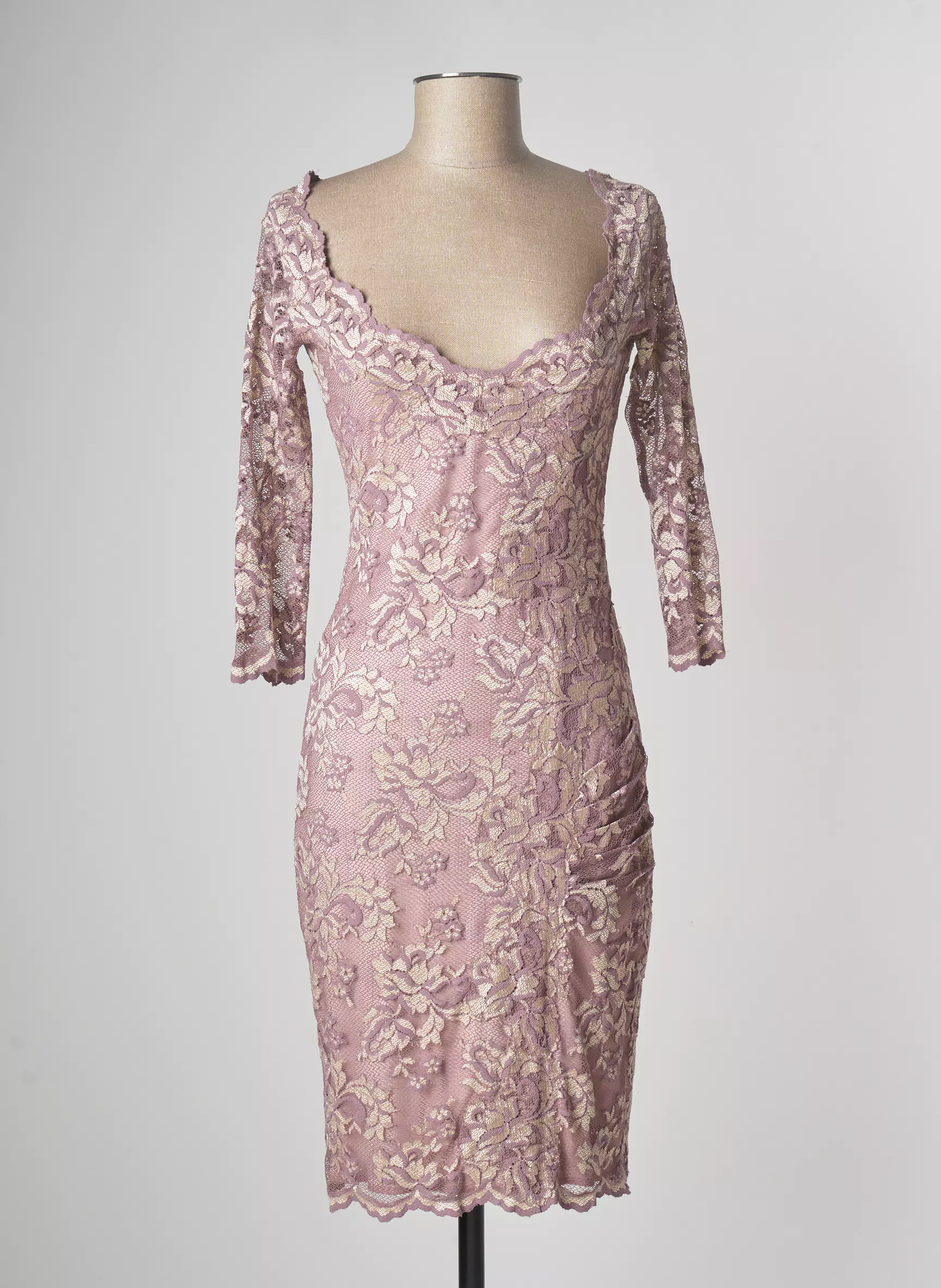 Olvi S Robes Mi Longues Femme couleur violet