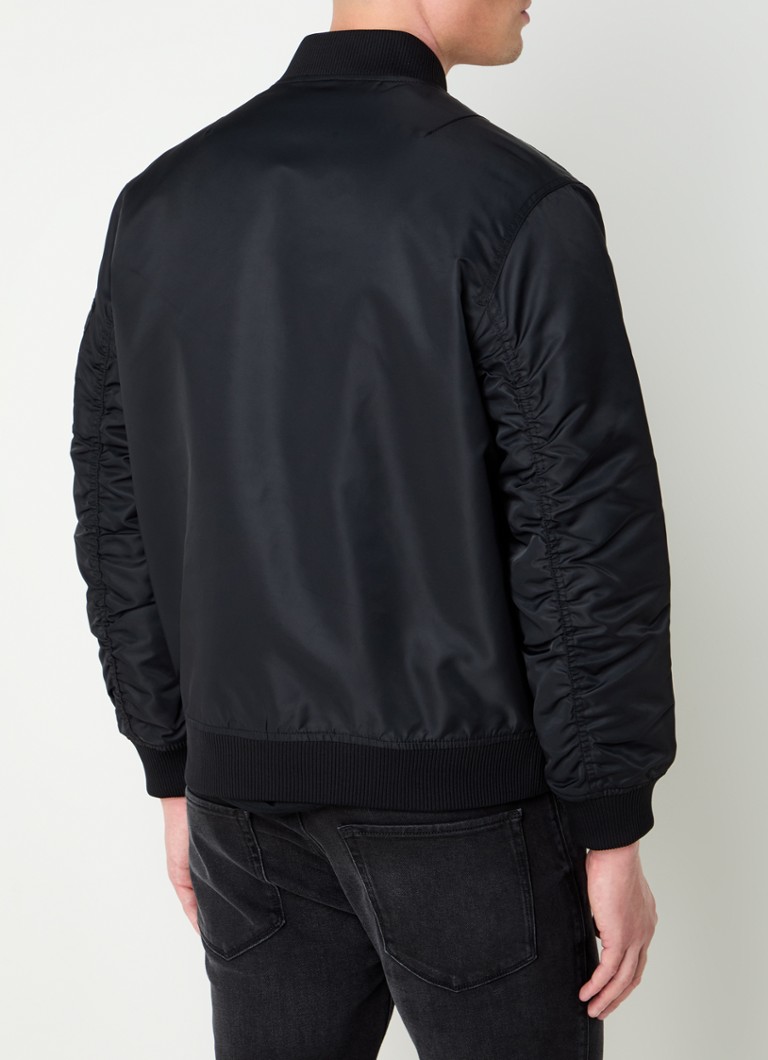 Giacca bomber trapuntata Balam di HUGO BOSS con tasche laterali e rivestimento idrorepellente