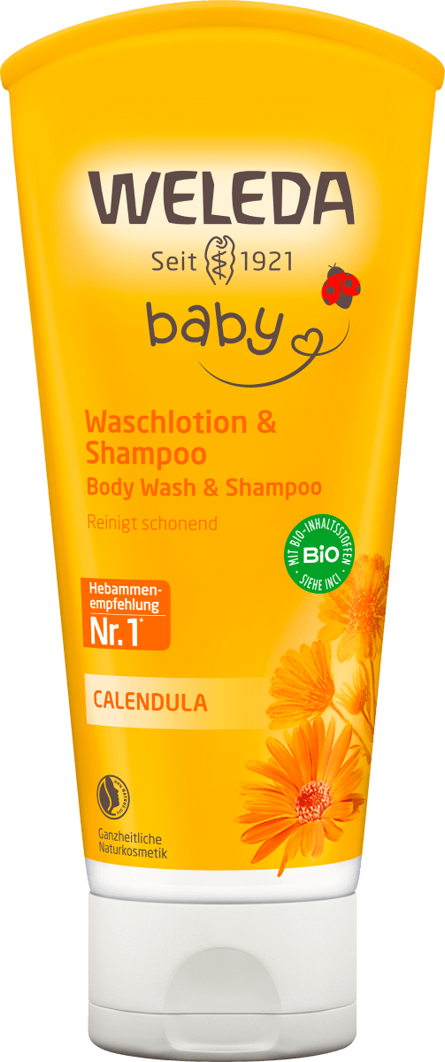 Baby Waschlotion & Shampoo Calendula, 200 ml