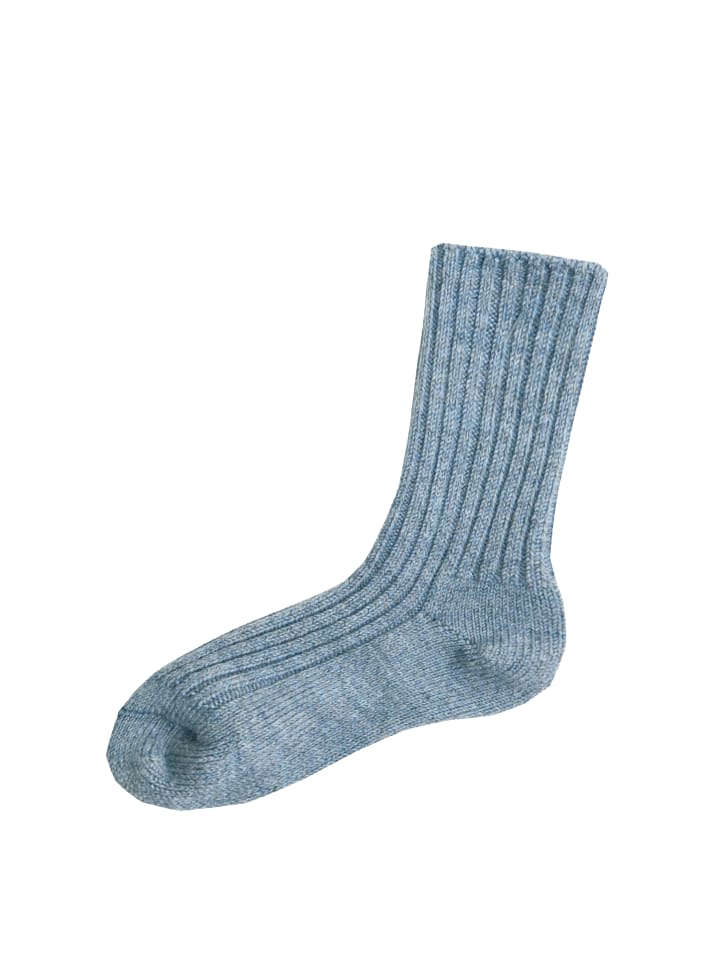 Joha Woll-Socken Merinowolle in blue melange günstig kaufen