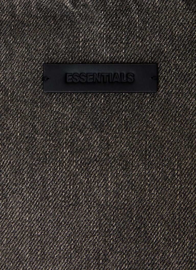 Fear of God Essentials teksas jakna s ispranom završnom obradom i bočnim džepovima