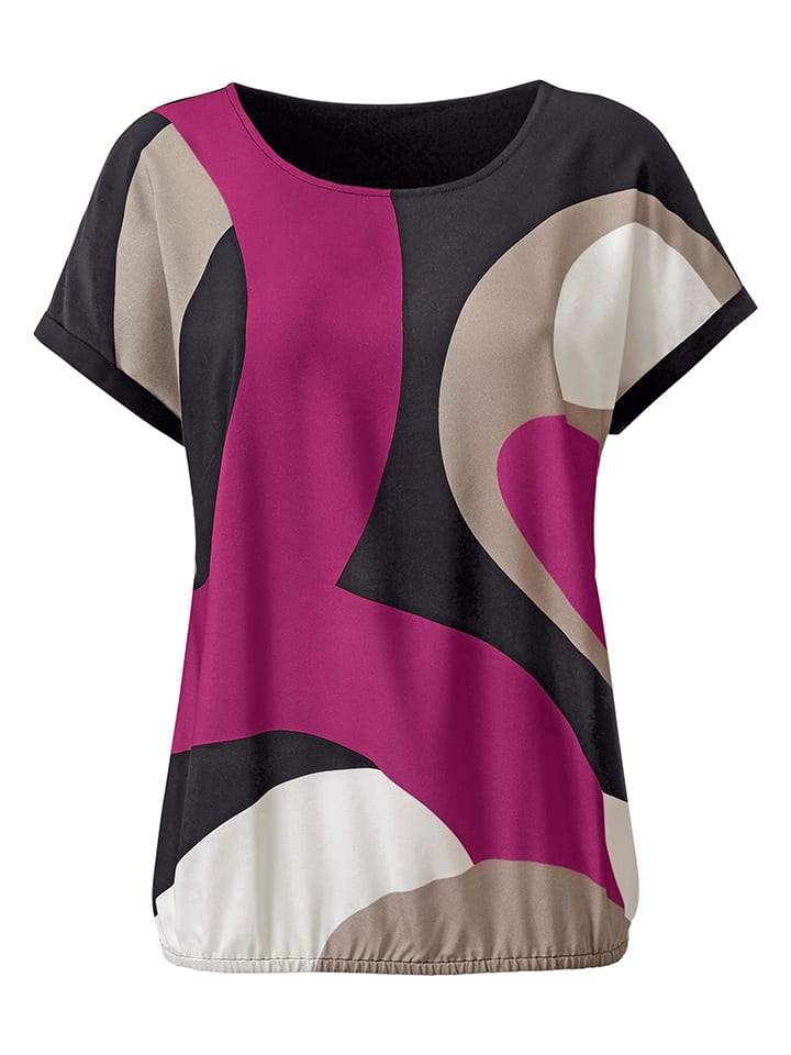 WITT WEIDEN Bluse in Pink/ Schwarz/ Grau günstig kaufen