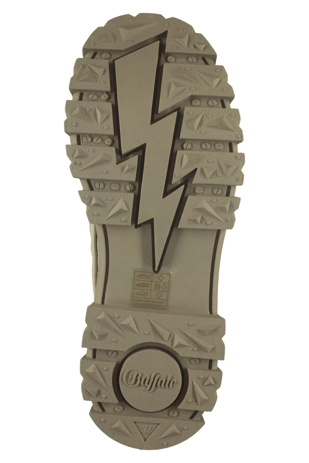 Buffalo  Stiefelette - Grau - Blockabsatz