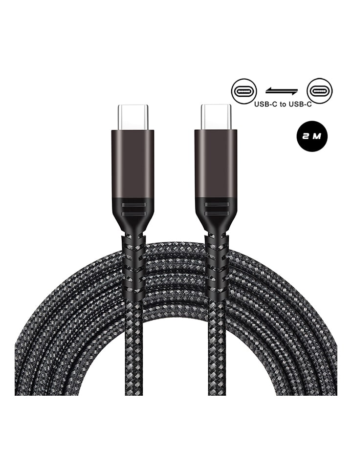 SmartCase USB-C-Kabel in Schwarz - (L)2 m günstig kaufen onesize