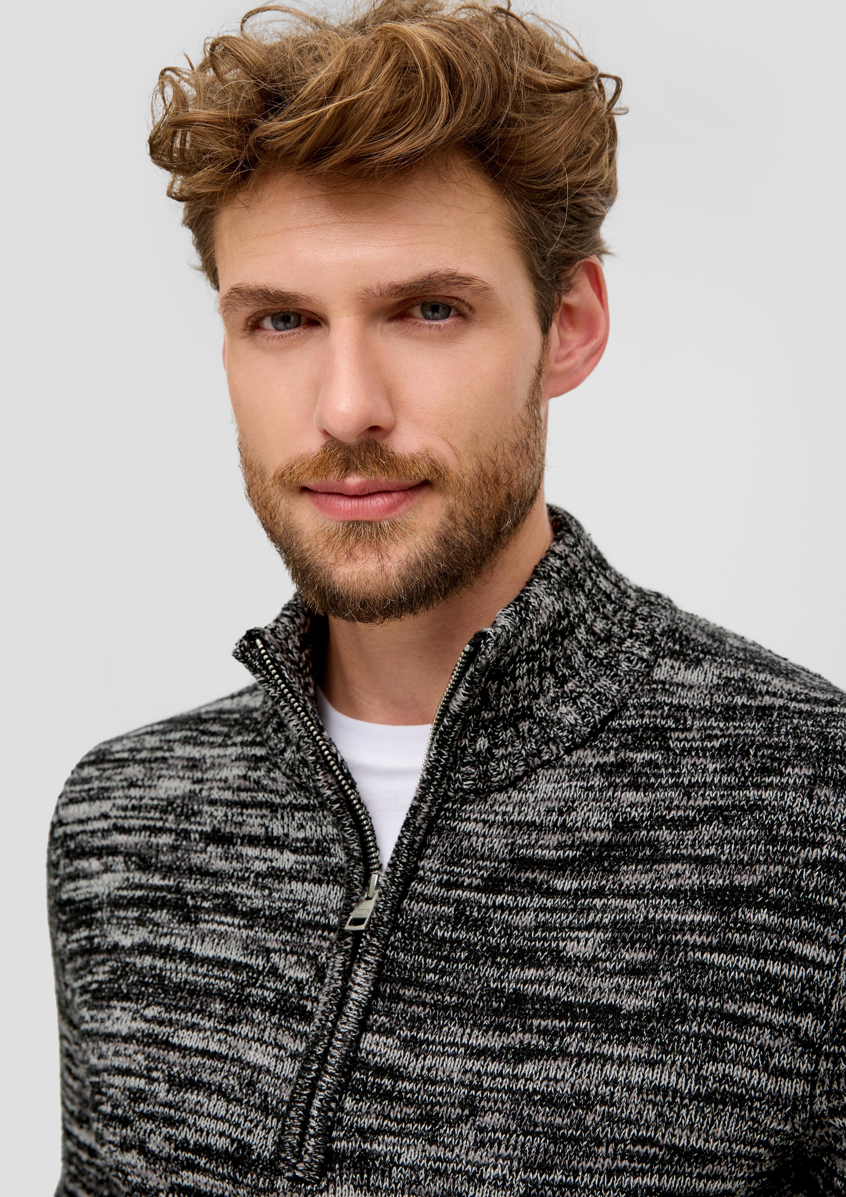 Troyer-Pullover aus Moulinegarn  2134621-99X0