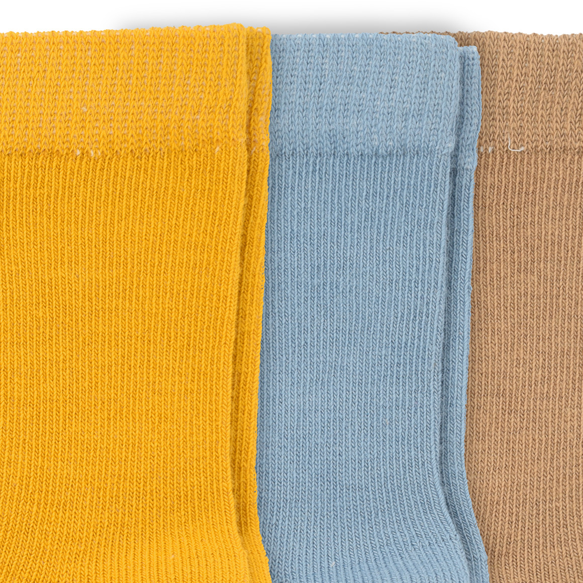 3 Paar Baby Socken mit hohem Baumwoll-Anteil