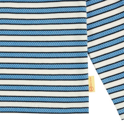 T-Shirt langarm, mittelblau für Jungs