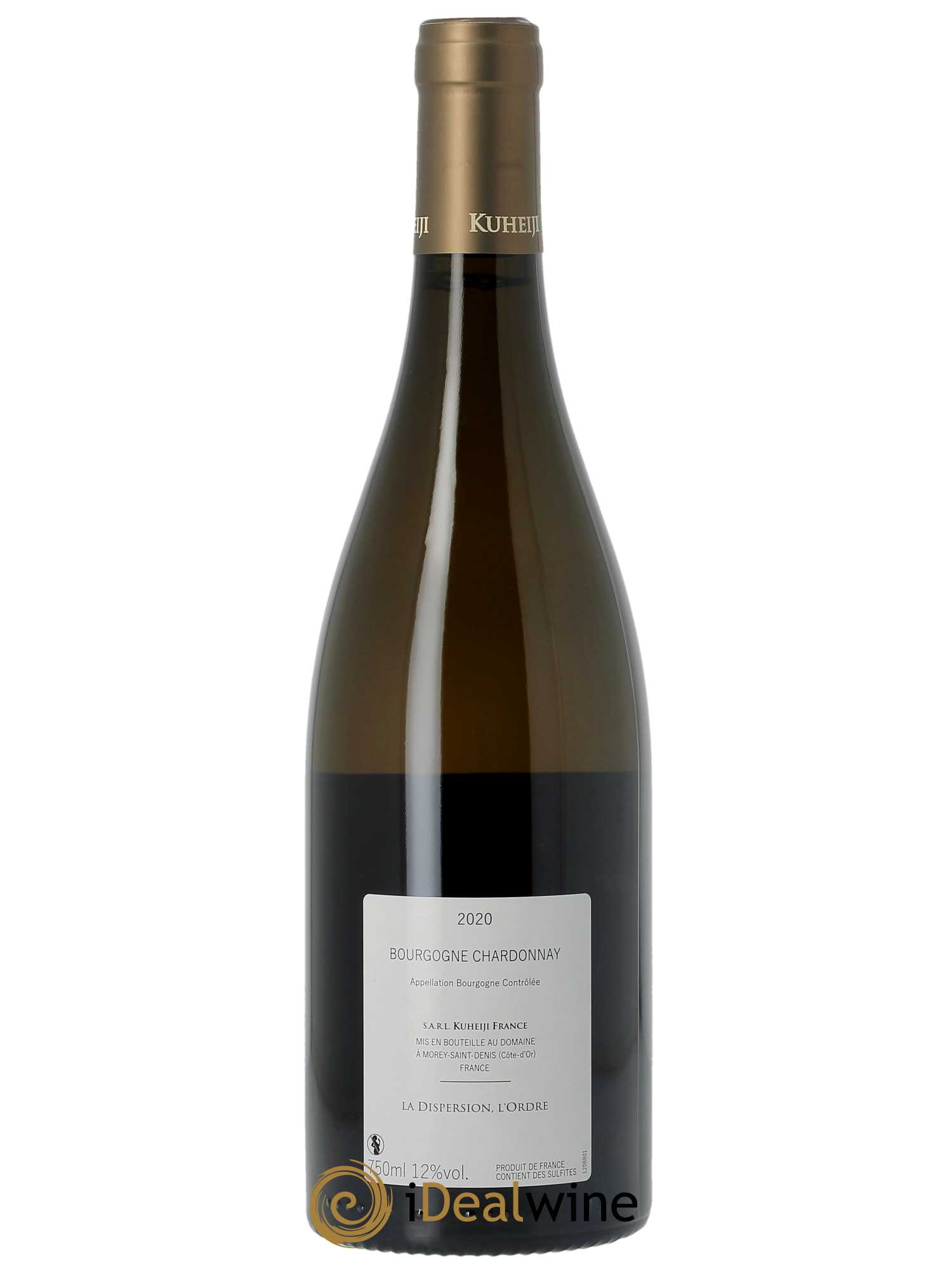 Bourgogne Chardonnay Domaine Kuheiji  2020 - Lot de 1 Bouteille