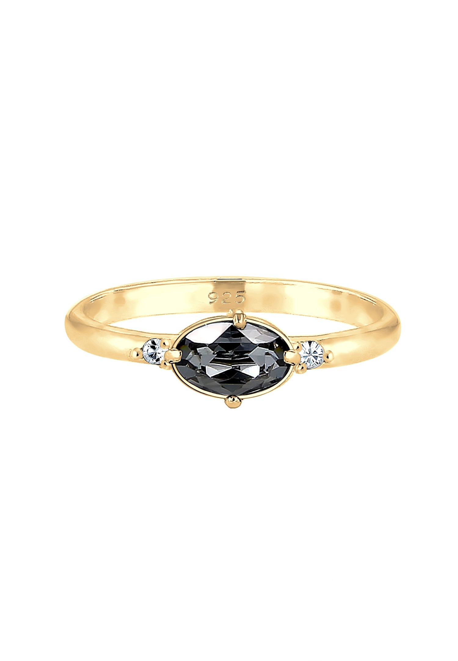 Elegante y sencillo modelo Elli para mujer con cristales de plata de ley 925.