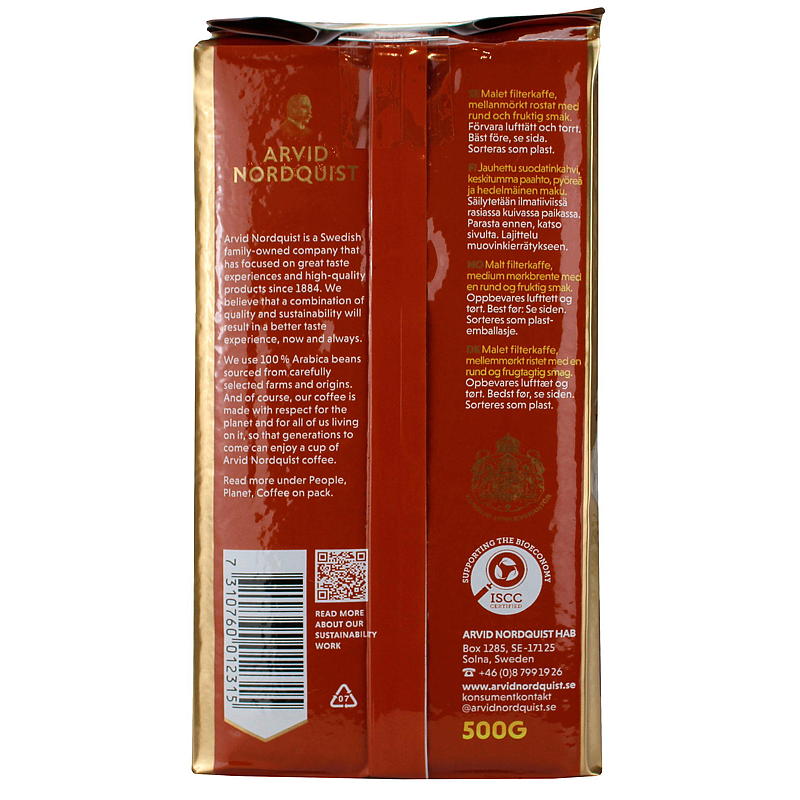 Arvid Nordquist Classic Grand Dia 500g, filtermalt