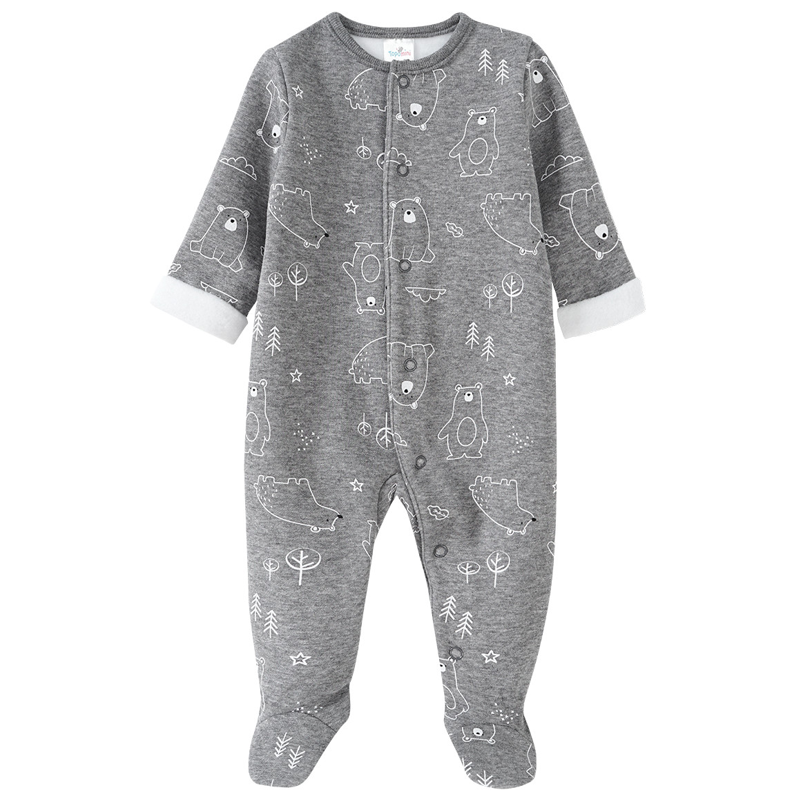 Newborn Overall mit Bären-Allover