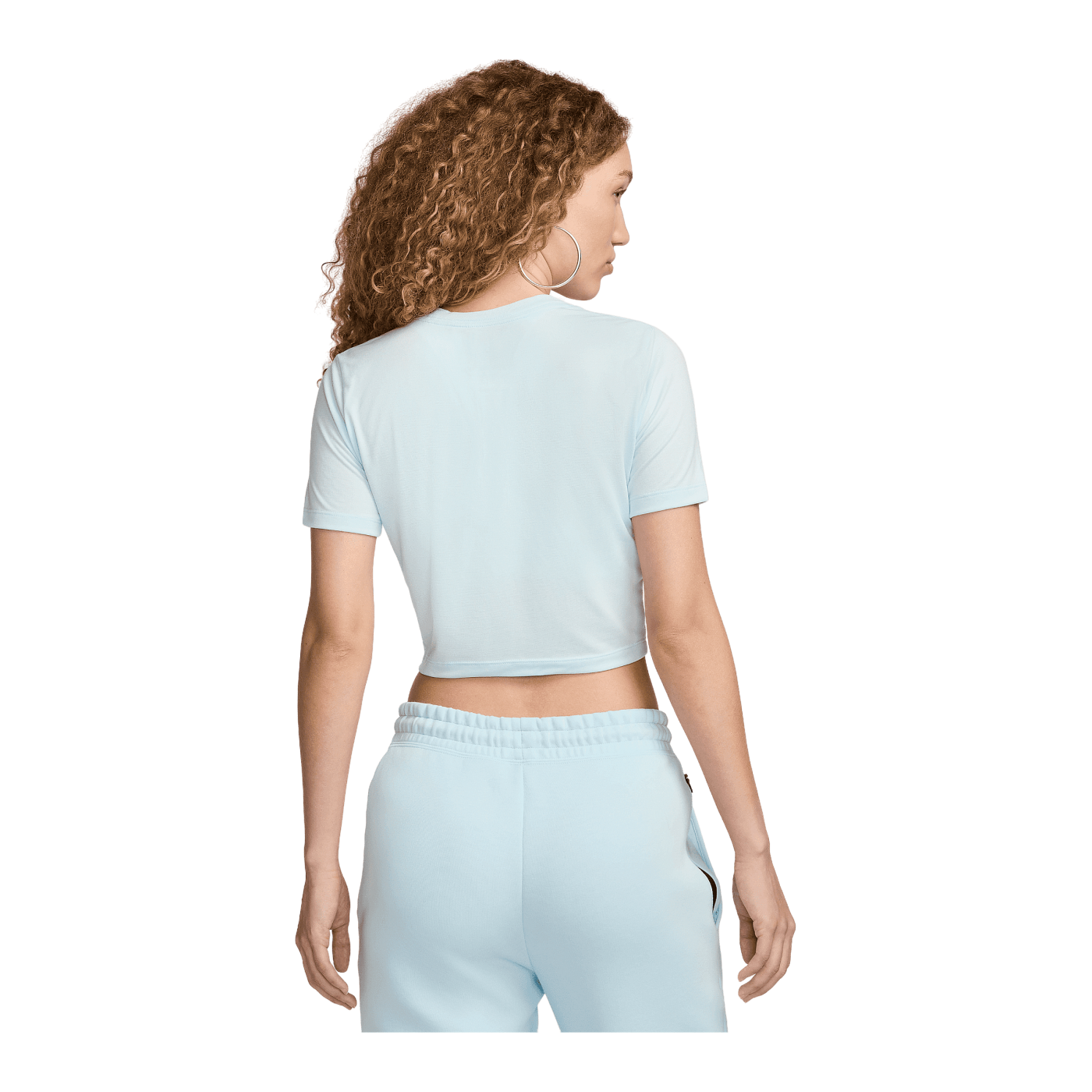 Nike Essential SLM Crop T-Shirt Damen Blau F474