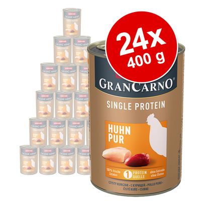 Sparpaket Animonda GranCarno Adult Single Protein 24 x 400 g
